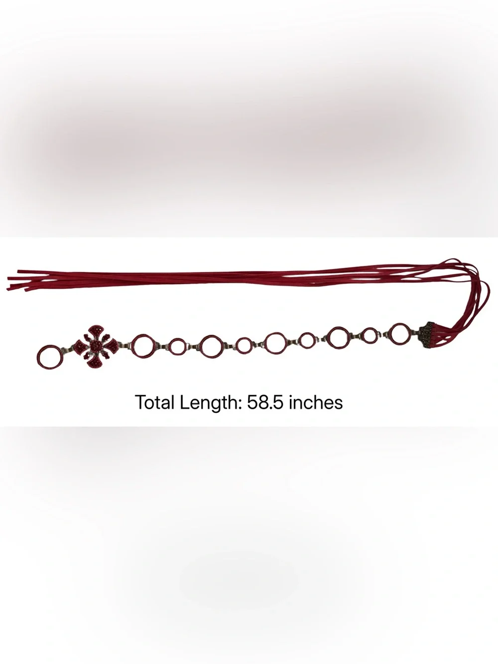 💋Bohemian Bejeweled Waist Wrap Tie Belt/Sash